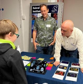 Researchers at festival