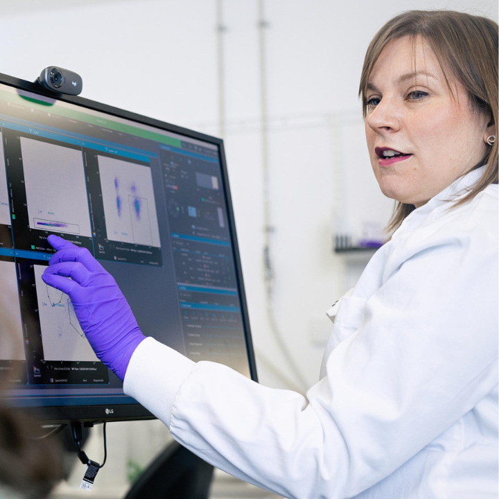 Dr Rachael Walker in the Institute's Flow Cytometry Facility