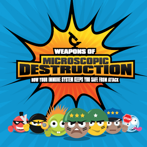 Weapions of Microscopic Destruction logo blue